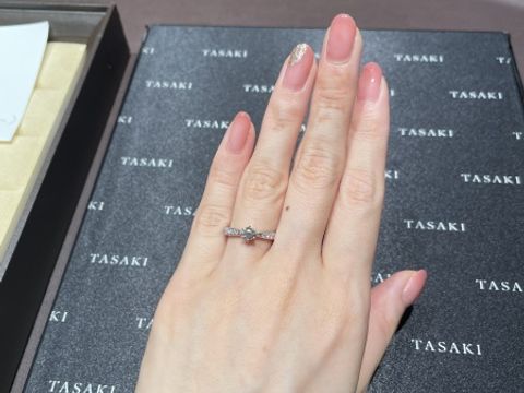 【TASAKI(タサキ)の口コミ】 TASAKIはダイヤのグレードも高く、他のブランドと比べて白く繊細に輝くの…