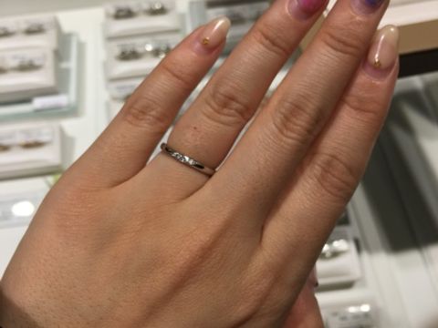 【Ponte Vecchio(ポンテヴェキオ)の口コミ】 もう一つ、プロメッサというデザインとかなりかなり悩んだのですが、適度…