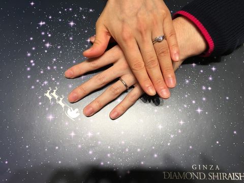 【銀座ダイヤモンドシライシの口コミ】 国内のジュエリーブランドも検討しましたが、シライシさんのものがいちば…