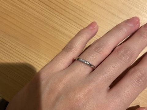 【TOMOE(トモエ)の口コミ】 和風デザインで探していた中で、指輪に込められた想いに共感したから購入…