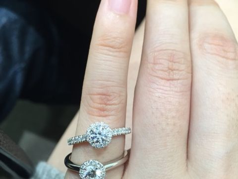 【アイプリモ(I-PRIMO)の口コミ】 取り巻きのデザインがとてもよかったです。
取り巻きのダイヤモンドも１つ…