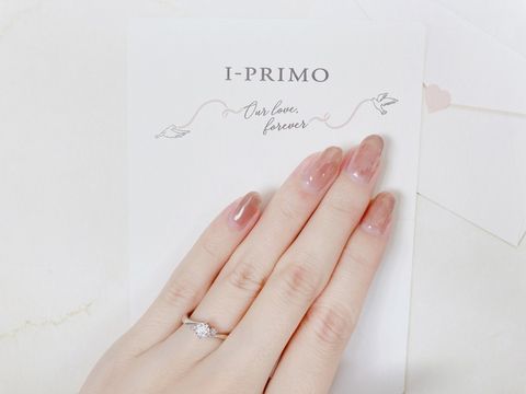 【アイプリモ(I-PRIMO)の口コミ】 ウェーブのサイドメレで探しました。
リングのデザインが他にはあまりなく…