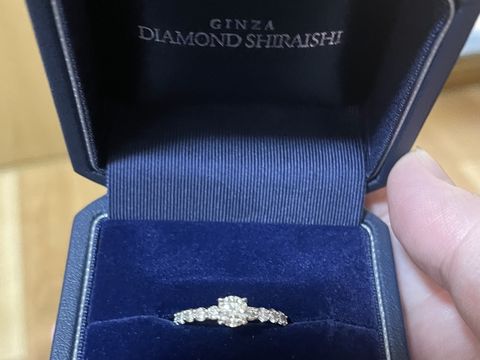 【銀座ダイヤモンドシライシの口コミ】 エタニティ要素があり、気軽なデートでもつけられる指輪を探していました…