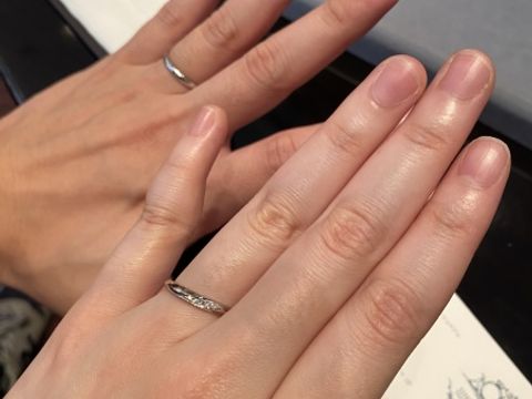 【ケイウノ ブライダル(K.UNO BRIDAL)の口コミ】 オーダーもあるので価格はやや高めの印象です。それでも2人だけの指輪が作…