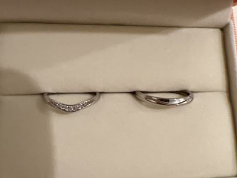 【ケイウノ ブライダル(K.UNO BRIDAL)の口コミ】 ディズニーコラボのものを買ったということもあり、特別な刻印を入れるこ…