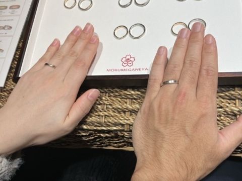 【杢目金屋(もくめがねや)の口コミ】 指輪のデザインは個性的で、職人による技で木目柄を入れられるのが特徴的…