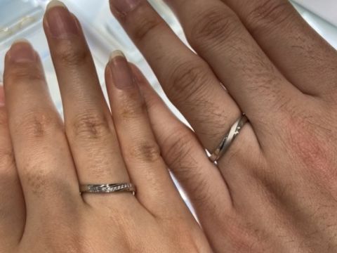 【アイプリモ(I-PRIMO)の口コミ】 ウェーブ方の指輪が欲しいなと思ってはいたものの、どんな形が自分の指に…