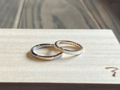 【ichi(イチ)の口コミ】 フルオーダーでリングを購入しました。夫婦でデザインを一から考え、素材…