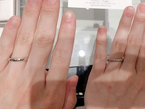 【アイプリモ(I-PRIMO)の口コミ】 コンビネーションリングであるところがとても気に入りました。プラチナだ…