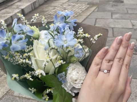 【アイプリモ(I-PRIMO)の口コミ】 指輪のデザインはぷっくりしたデザインで、ダイアモンドも極めて貴重なレ…