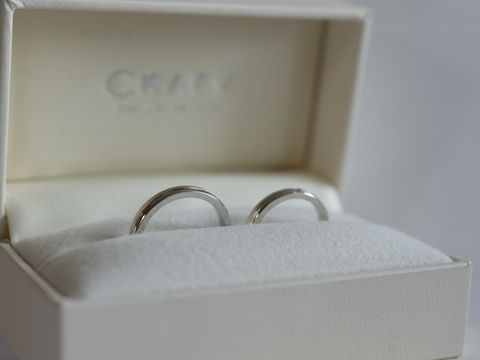 【CRAFY(クラフィ)の口コミ】 結婚指輪の女性用は細いものが多く、手が大きな私は太めの指輪が良いため…