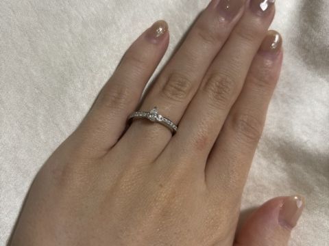 【ショーメ(CHAUMET)の口コミ】 他にはないデザインでした。ダイヤモンドの輝きについては、ブランドによ…