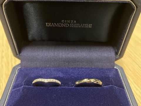 【銀座ダイヤモンドシライシの口コミ】 エレガントで華やかなデザインですがダイヤモンドが主張しすぎず使いやす…