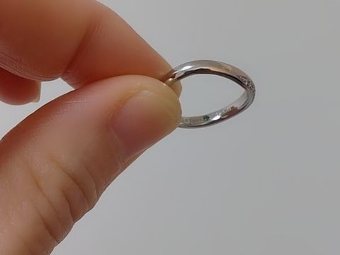 【出雲結(いずもゆい)の口コミ】 オーダーで金属の素材も選ぶことができます。プラチナとピンクゴールドに…
