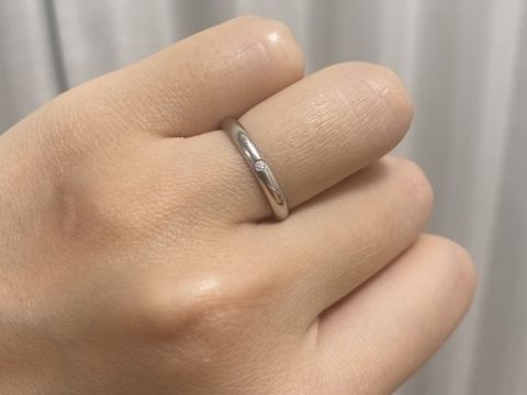 【カルティエ(Cartier)の口コミ】 カルティエの婚約指輪を頂いたので、結婚指輪もカルティエで探しました。…