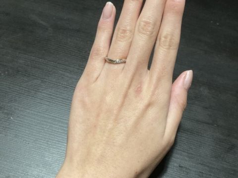 【ケイウノ ブライダル(K.UNO BRIDAL)の口コミ】 2色使った指輪は接合部が粗めなことが多いですが、ケイウノの指輪は丁寧な…