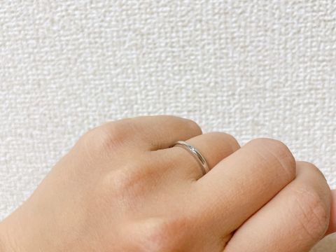 【ヴァンドーム青山(VENDOME AOYAMA)の口コミ】 シンプルなもので探していました。特に輝きと細さにこだわりました。シン…