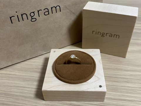 【ringram(リングラム)の口コミ】 デザインはセミオーダーで、自分のこだわりを詰め込むことが出来ます。
ミ…