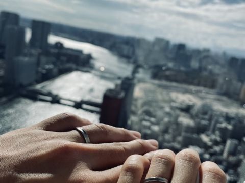 【ケイウノ ブライダル(K.UNO BRIDAL)の口コミ】 指輪を1から自分たちの指にあった形を作ってくださいます。
写真にも掲載…