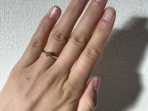 【銀座ダイヤモンドシライシの口コミ】 ダイヤモンドがとてもキラキラしていて、つけていて特別な気持ちになりま…