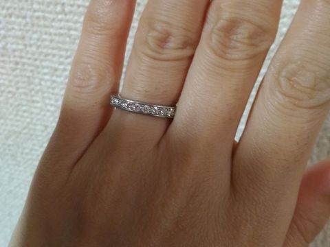 【ショーメ(CHAUMET)の口コミ】 シンプルなものよりもダイヤが入ったある程度目立つ指輪が欲しかった。一…