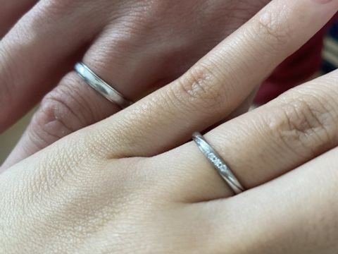 【アイプリモ(I-PRIMO)の口コミ】 シンプルなデザインがよく、この指輪にしました。価格も2人で20万程度でし…