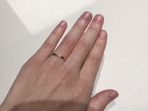 【アイプリモ(I-PRIMO)の口コミ】 5ブランドほど周りましたが、最初に見たこちらの指輪の付け心地が忘れられ…