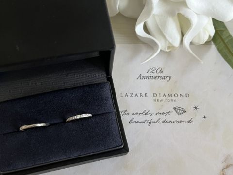【ラザール ダイヤモンド(LAZARE DIAMOND)の口コミ】 ホームページで見ていた時から一目惚れしていたアプローズ。ダイヤモンド…