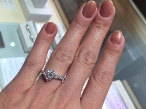 【Ponte Vecchio(ポンテヴェキオ)の口コミ】 「一目惚れ！」と言って良いほど飛びつき試着させて頂きました。
ハートシ…