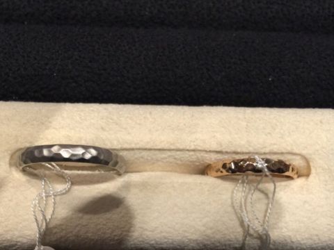 【ケイウノ ブライダル(K.UNO BRIDAL)の口コミ】 ディズニーとのコラボの指輪デザインでこちらはリトルマーメイドをモチー…