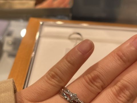 【STAR JEWELRY(スタージュエリー)の口コミ】 スターゲイザー、星を集めるという意味がある通り真ん中の星と天の川をイ…