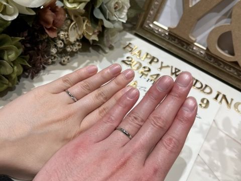 【アイプリモ(I-PRIMO)の口コミ】 ダイヤが流れるように埋め込まれているデザインにしたいと考えて探してい…