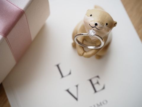 【アイプリモ(I-PRIMO)の口コミ】 指輪は私が気に入ったものを..と彼が提案してくれ、3ヶ所ほどお店を巡りま…