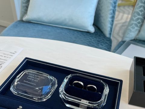 【ヴァンドーム青山(VENDOME AOYAMA)の口コミ】 こちらは試着のみです。
王道な結婚指輪のデザインがとても可愛かったです…