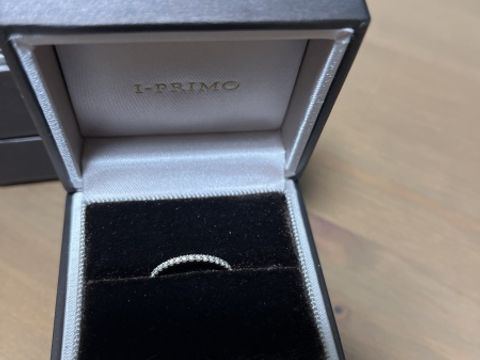 【アイプリモ(I-PRIMO)の口コミ】 結婚指輪をシンプルなデザインにしたので少し可愛いデザインにしました！
…