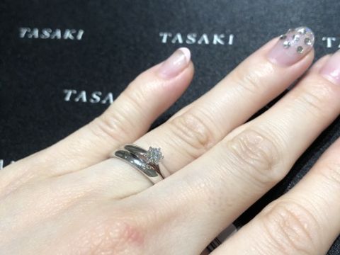 【TASAKI(タサキ)の口コミ】 指輪はシンプルな物がタイプなので、おばあちゃんになっても着けれるよう…