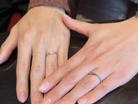 【ケイウノ ブライダル(K.UNO BRIDAL)の口コミ】 小指側が下がっていて、気にしていた手の水かきの部分の段差が活かされる…