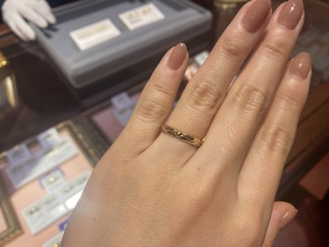 【ケイウノ ブライダル(K.UNO BRIDAL)の口コミ】 くまのプーさんデザインのうち、こちらのほうが好みだったため試着しまし…