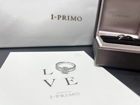 【アイプリモ(I-PRIMO)の口コミ】 婚約指輪は自分で選びたいと思い彼氏に伝え色々な店舗を見に行きました。…