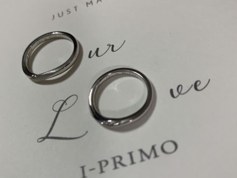 【アイプリモ(I-PRIMO)の口コミ】 女性は北斗七星、男性は北極星がモチーフになった、ウェーブのデザインが…