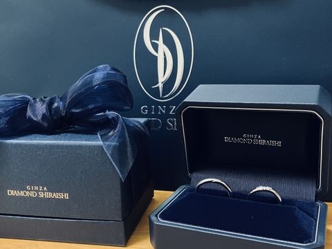 【銀座ダイヤモンドシライシの口コミ】 銀座ダイヤモンドシライシさんの指輪はシンプルなデザインが多いイメージ…