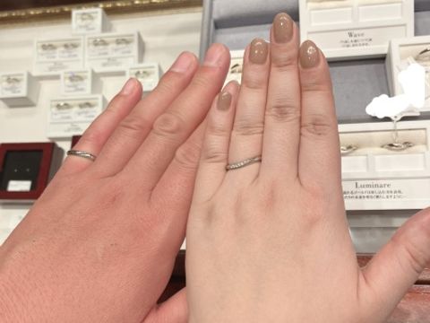 【ケイウノ ブライダル(K.UNO BRIDAL)の口コミ】 個性的なイメージのケイウノさんでしたが、元々デザインされている既製品…