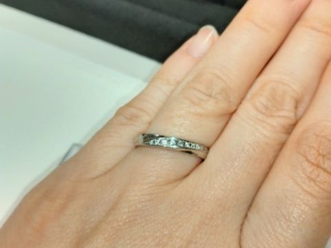 【BRILLIANCE+(ブリリアンスプラス)の口コミ】 リングはカスタマイズ出来ます。リング幅は2.0mm～3.5mmまであり、オプシ…