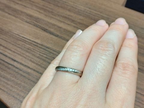 【4℃ BRIDAL(ヨンドシーブライダル)の口コミ】 素材は、プラチナだけでは無く、ゴールドの種類では、K18イエローゴールド…
