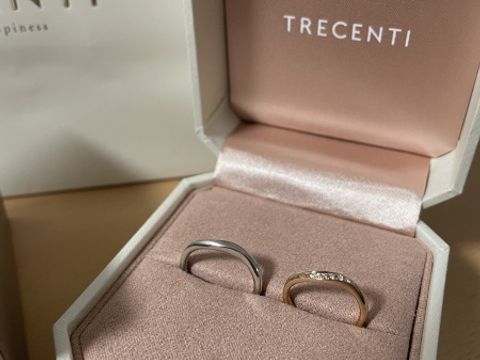 【TRECENTI(トレセンテ)の口コミ】 指輪のエッジが丸みを帯びた作りをしていらため、つけ心地が良く、着脱し…