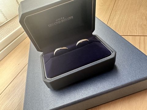 【銀座ダイヤモンドシライシの口コミ】 デザインに一目惚れしました。元々は、彼とは別のものになるかなーと思い…