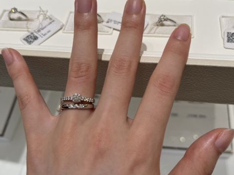 【MIKIMOTO(ミキモト)の口コミ】 キラキラした品質の高いダイヤモンドを探していました。肌馴染みしやすく…