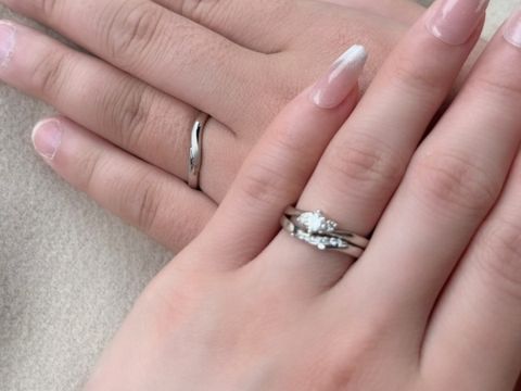 【アイプリモ(I-PRIMO)の口コミ】 婚約指輪はキタルファで、結婚指輪はノクターナルと、種類が異なりますが…