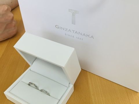 【ギンザタナカブライダル(GINZA TANAKA BRIDAL)の口コミ】 結婚指輪のデザインは、シンプルでエレガントなものを探していました。と…