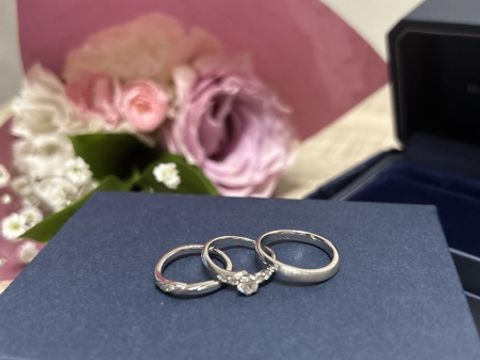 【銀座ダイヤモンドシライシの口コミ】 派手すぎずシンプルすぎないデザインで長く着けていられそうでとても気に…